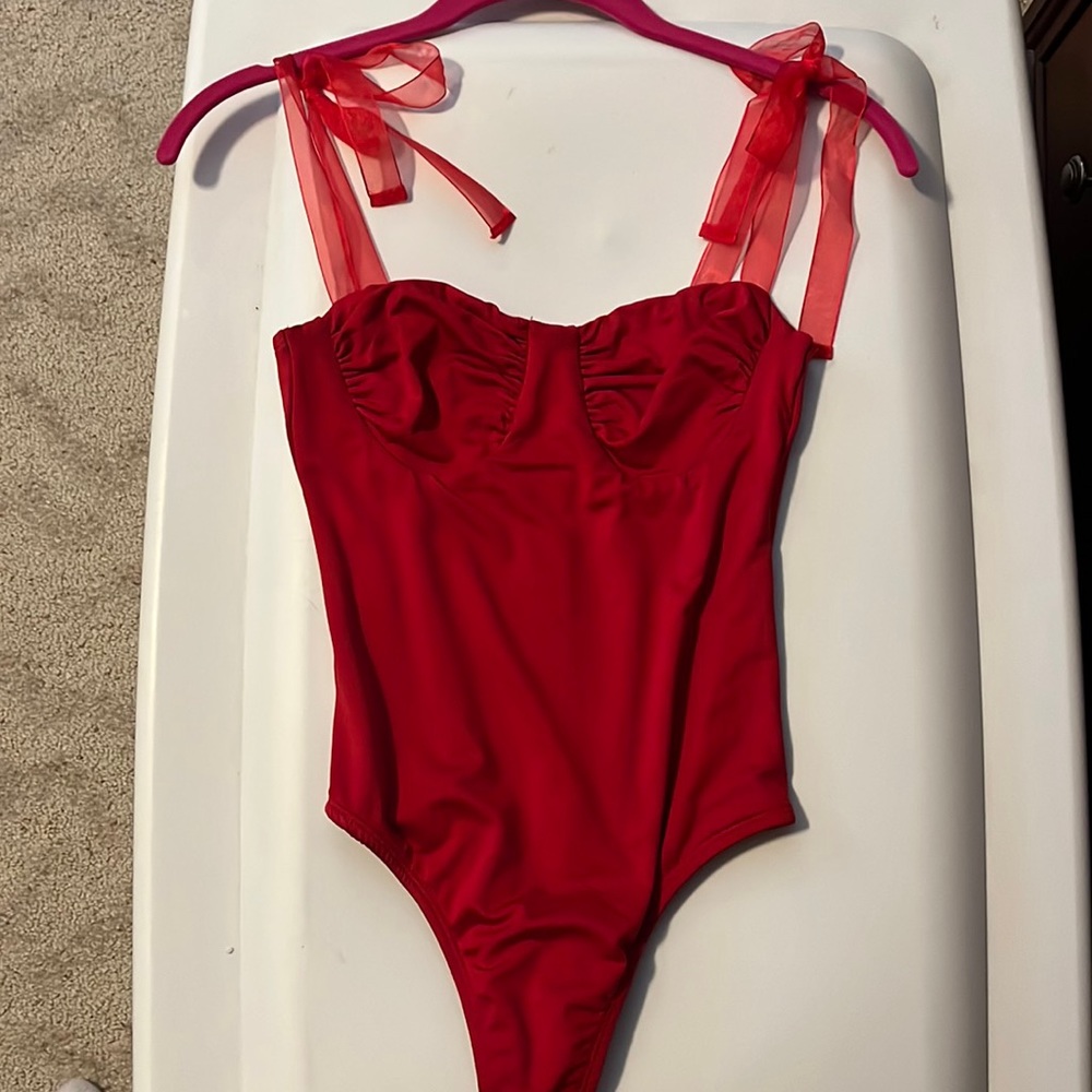 Princess polly red bodysuit